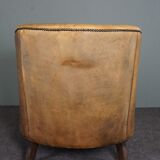 Sheepskin armchair