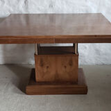 Walnut art-deco table
