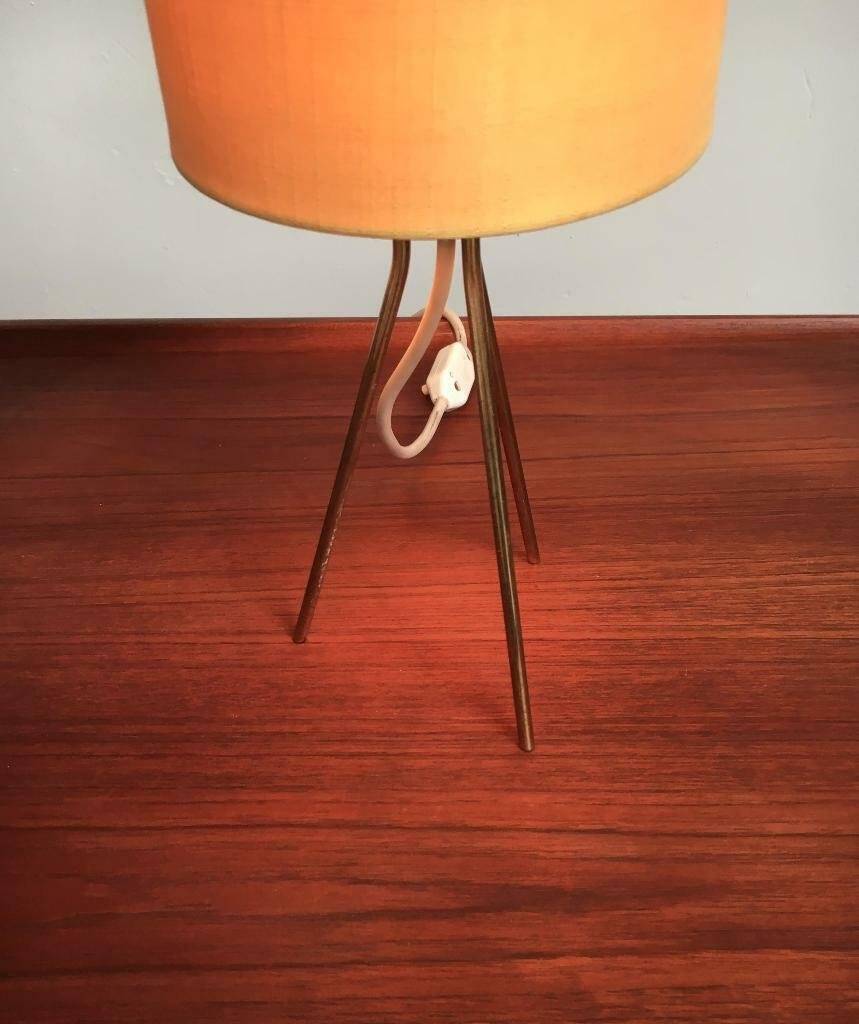 Mid-century tripod table lamp, 1960s