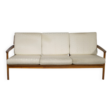 Canapé trois places en teck au design danois, années 1960