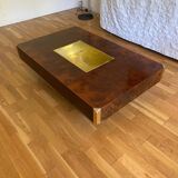 Coffee table by Willy RIZZO for Mario SABOT