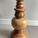 Vintage turned wooden lamp base