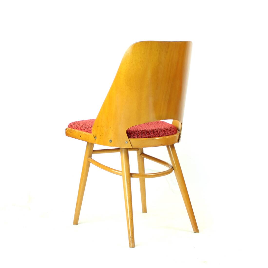 Ensemble de quatre chaises modernes en hêtre du milieu du siècle par Oswald Haerdtl pour Thonet, 1960