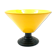 Vase conique jaune, style postmoderne, Italie années 1980