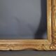 Old frame louis XV style gilded stucco wood 62.5x55 foliage 50.9x43.5 cm SB