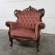 Vintage baroque armchair / single seater armchair / retro chair