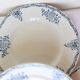 4 flat plates made of St Amand ironstone 220530