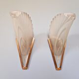 Pair of Art Deco wall lights