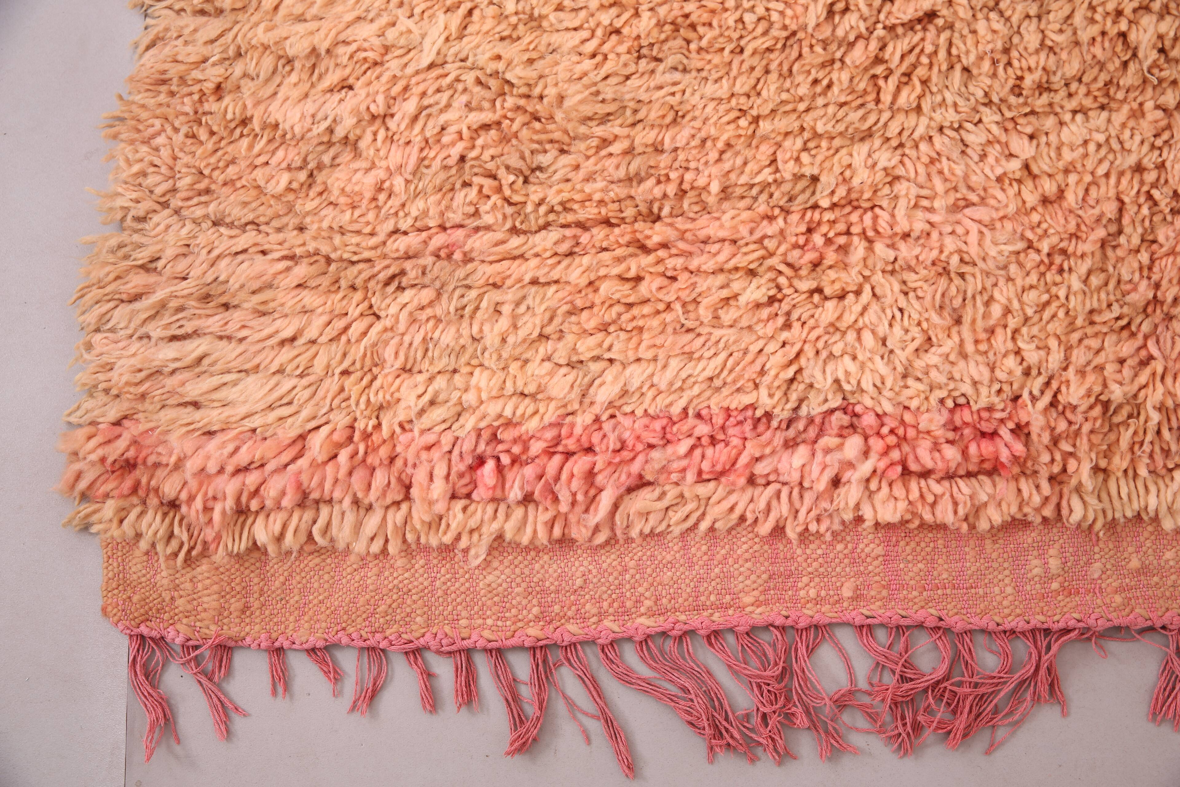 Vintage Handmade Moroccan Rug 185 x 291 cm - Berber Wool Rug - Boujaad Rug