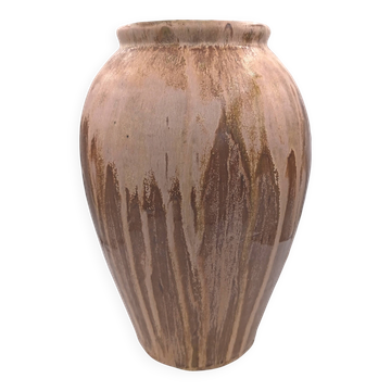 Large glazed stoneware vase by Albert Jacques – Saint-Amand-en-Puisaye