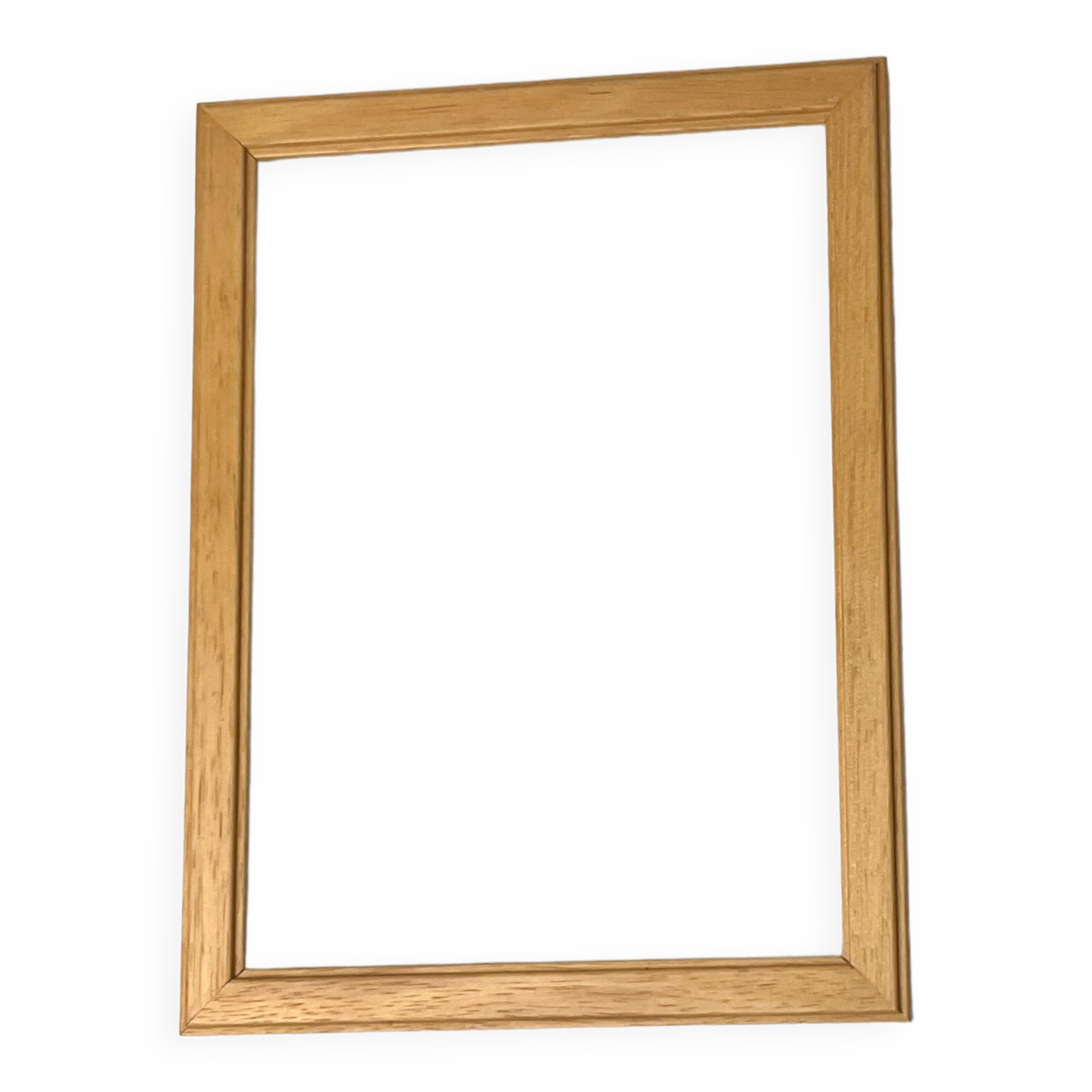 Old frame in light wood