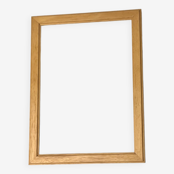 Old frame in light wood