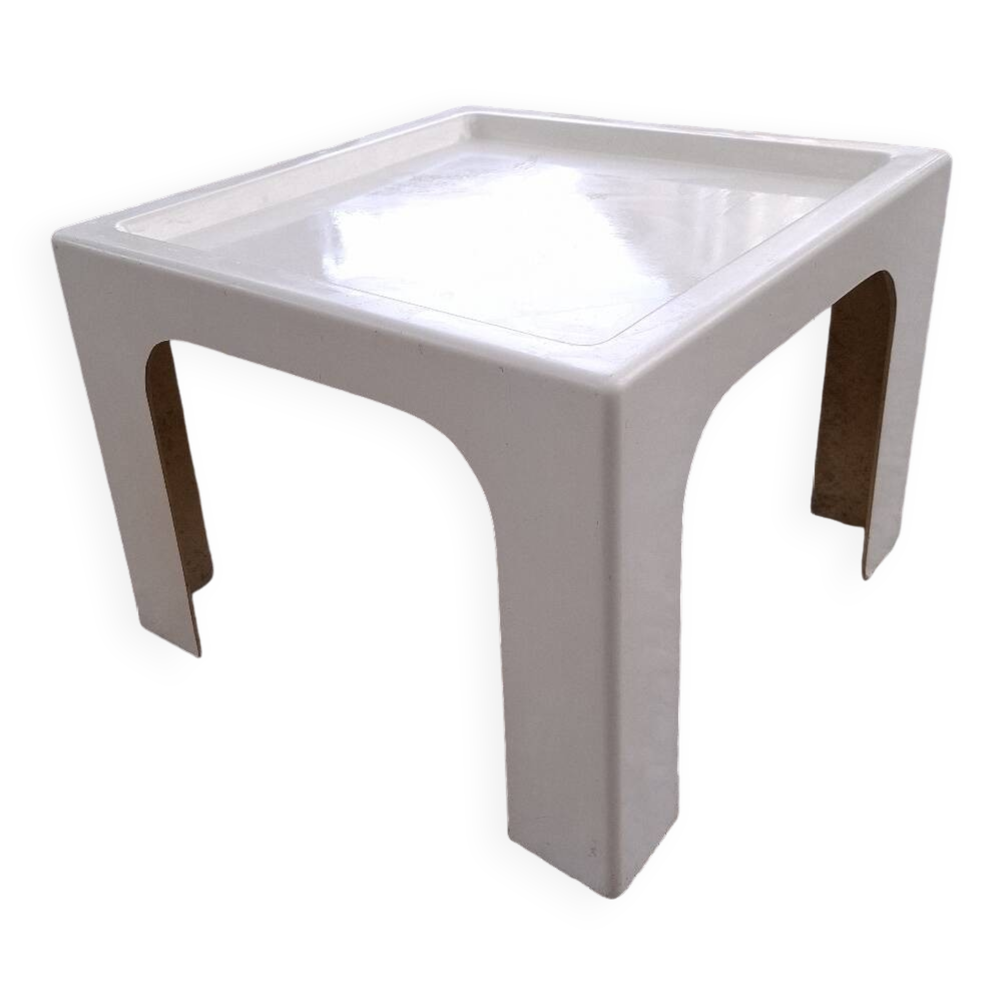 Vintage 70'S fiberglass coffee table