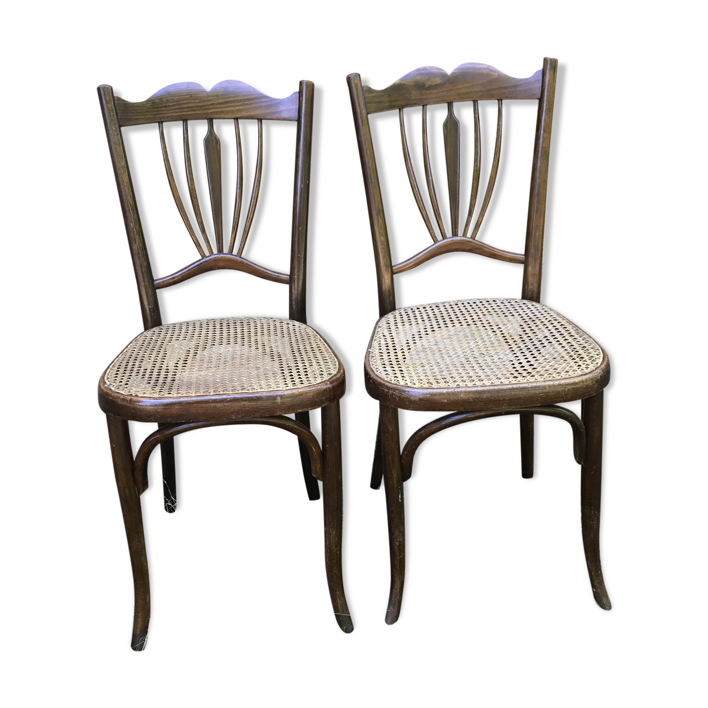 Paire de chaises bistrot Fischel