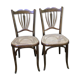 Paire de chaises bistrot Fischel
