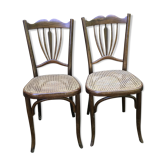 Paire de chaises bistrot Fischel