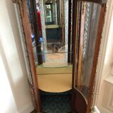 Louis XV style rounded showcase
