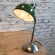 Vintage Industrial Green Enamel Desk Lamp, 1930s