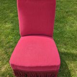 Fauteuil boudoir en velours