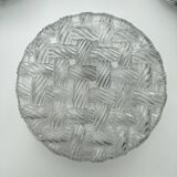 Ceiling Lamp Light Vintage 1970s Basket Weave