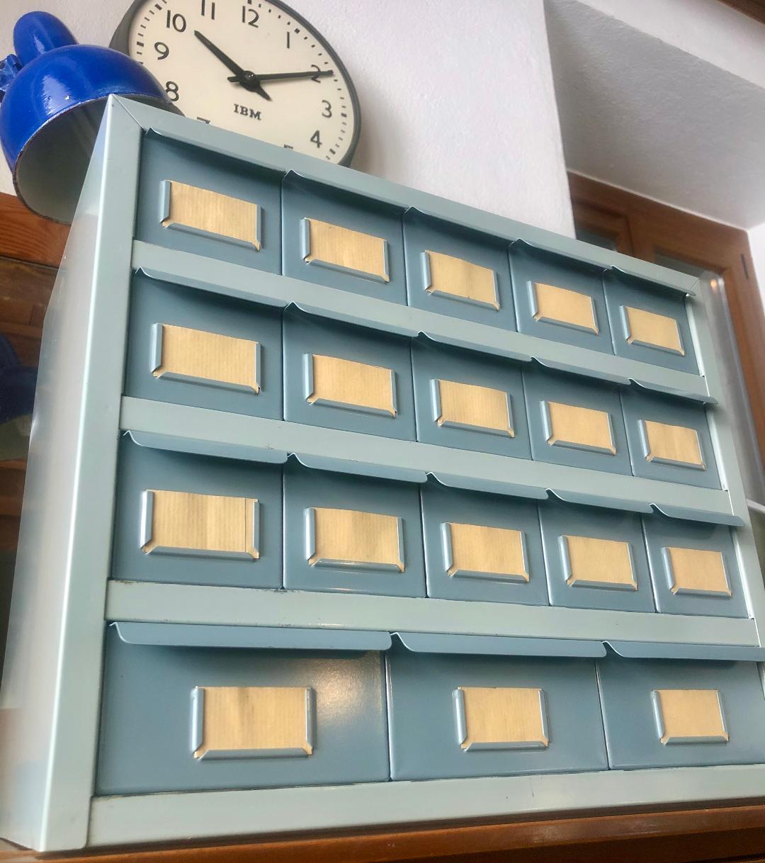 Piece of vintage industrial workshop furniture