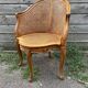 Louis XVI Style Caned Office Chair