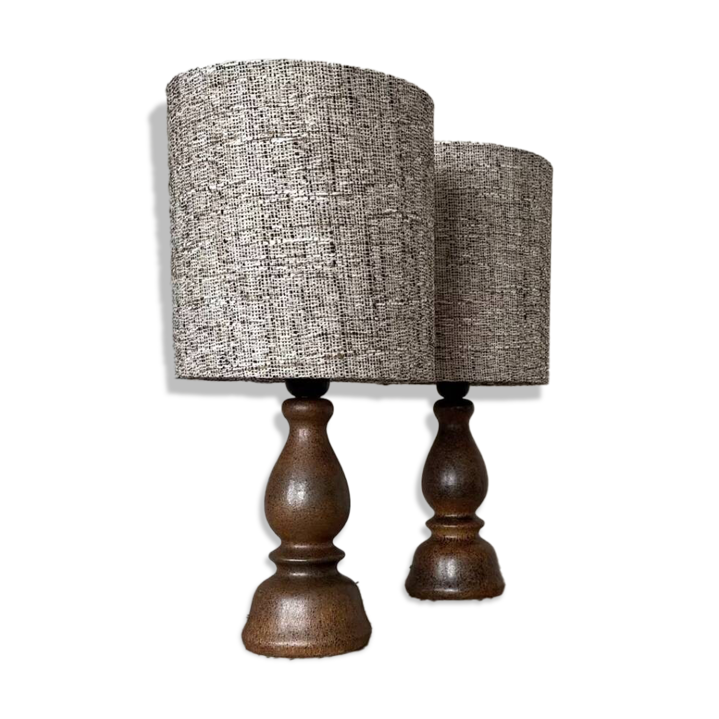 Paire de lampes de table bruno karlsson, ego stengods atelje, grès, suède, vi