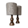 Paire de lampes de table bruno karlsson, ego stengods atelje, grès, suède, vi