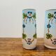 Rare pair of antique hand-painted opaline glass vases – Napoleon 3