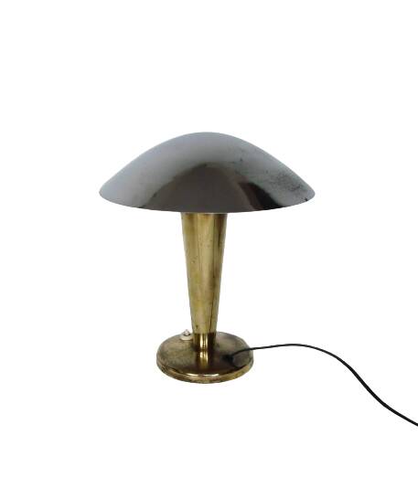 Art deco mushroom lamp, Czechoslovakia 1940's.