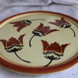 Badonviller Model Tulips Pie Dish