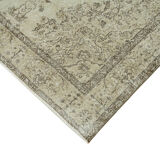 Tapis beige ancien fait à la main 170 cm x 292 cm