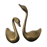 Brass swans