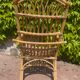 Series of 4 rattan armchairs from the 70s from the Netherlands