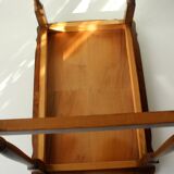 Side table made of walnuttreewood, vintage from the 1960s