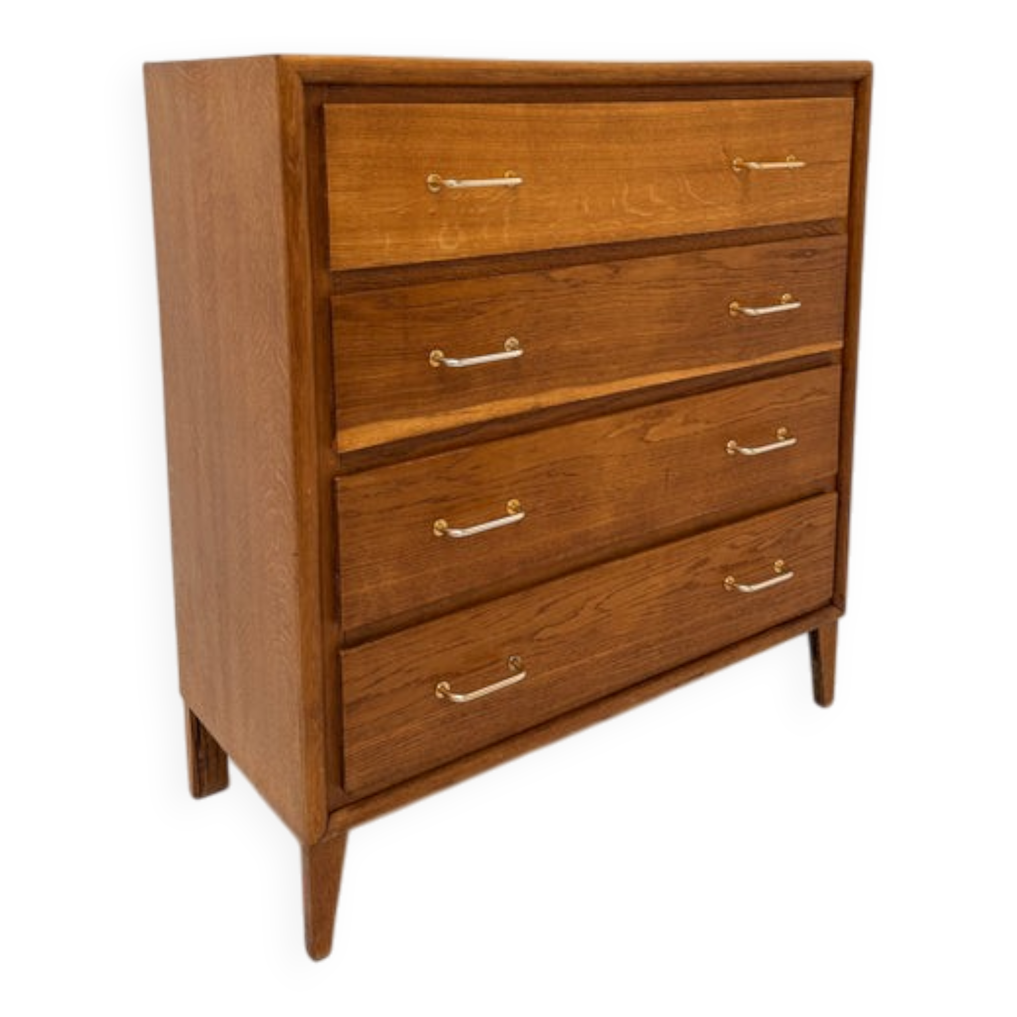 Vintage chest of drawers with tapered legs