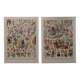 Lithographies originales sur les fleurs