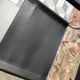 Chrome and black leather armchair type B34