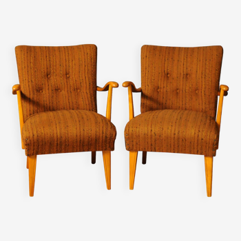 Paire de fauteuils danois du début des années 50 et 60