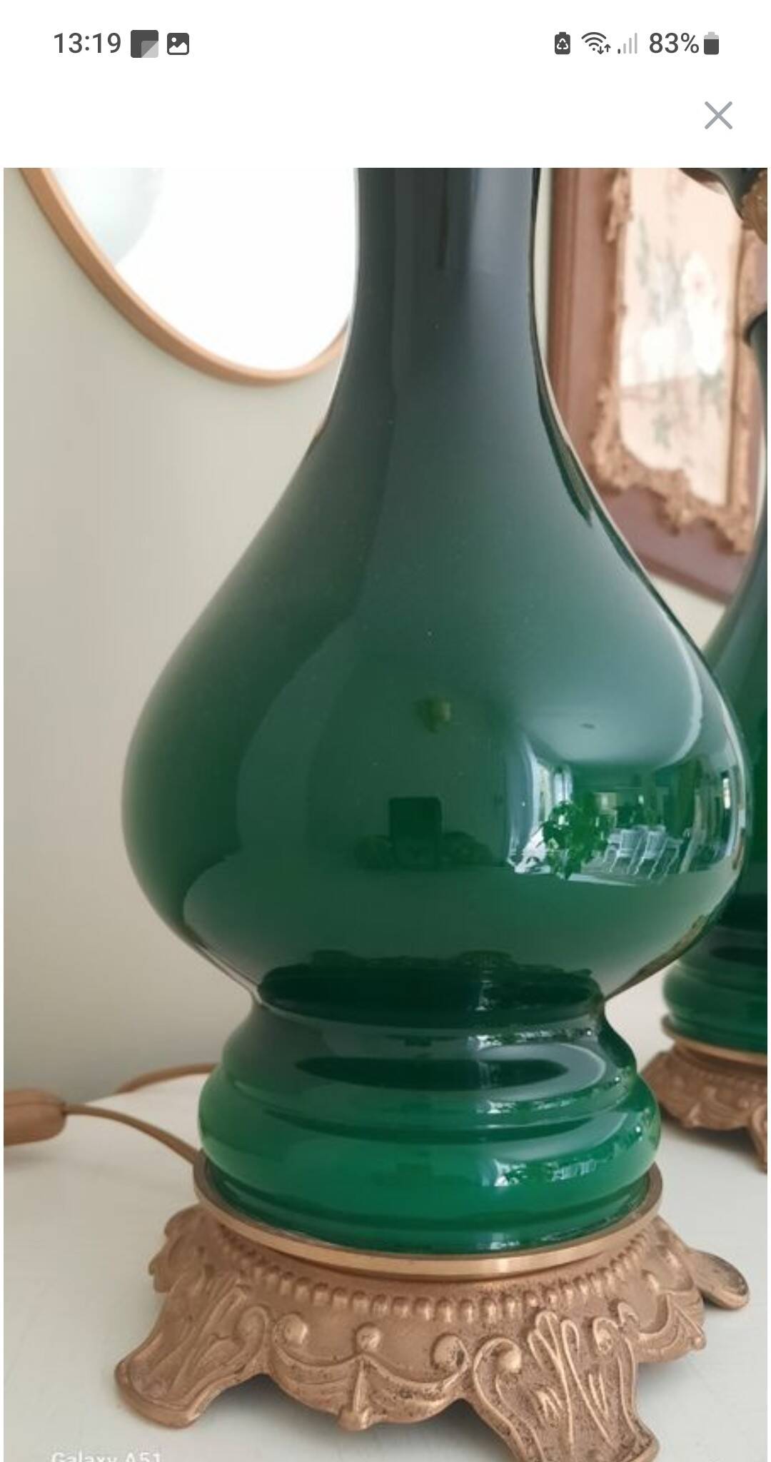 Paire de lampes Napoléon III