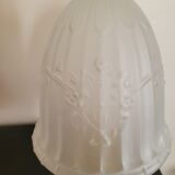 Art Deco lamp with glass globe