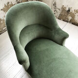 Meridian Napoleon III green velvet