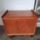 Commode chêne  pied compas, vintage reconstruction
