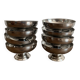 Vintage stainless steel ice cream cups