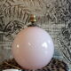 Pink opaline ball lamp 1950