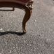 Banquette de Style Louis XV en noyer