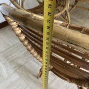 Vintage rattan shell chairs