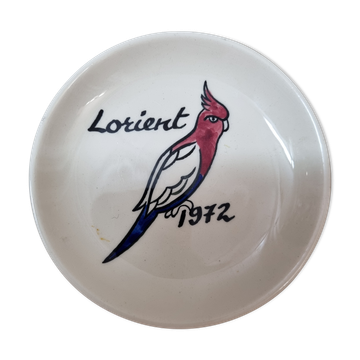Ceramic cup Lorient ornithology 1972