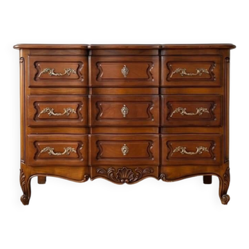 Louis XV style wooden commode