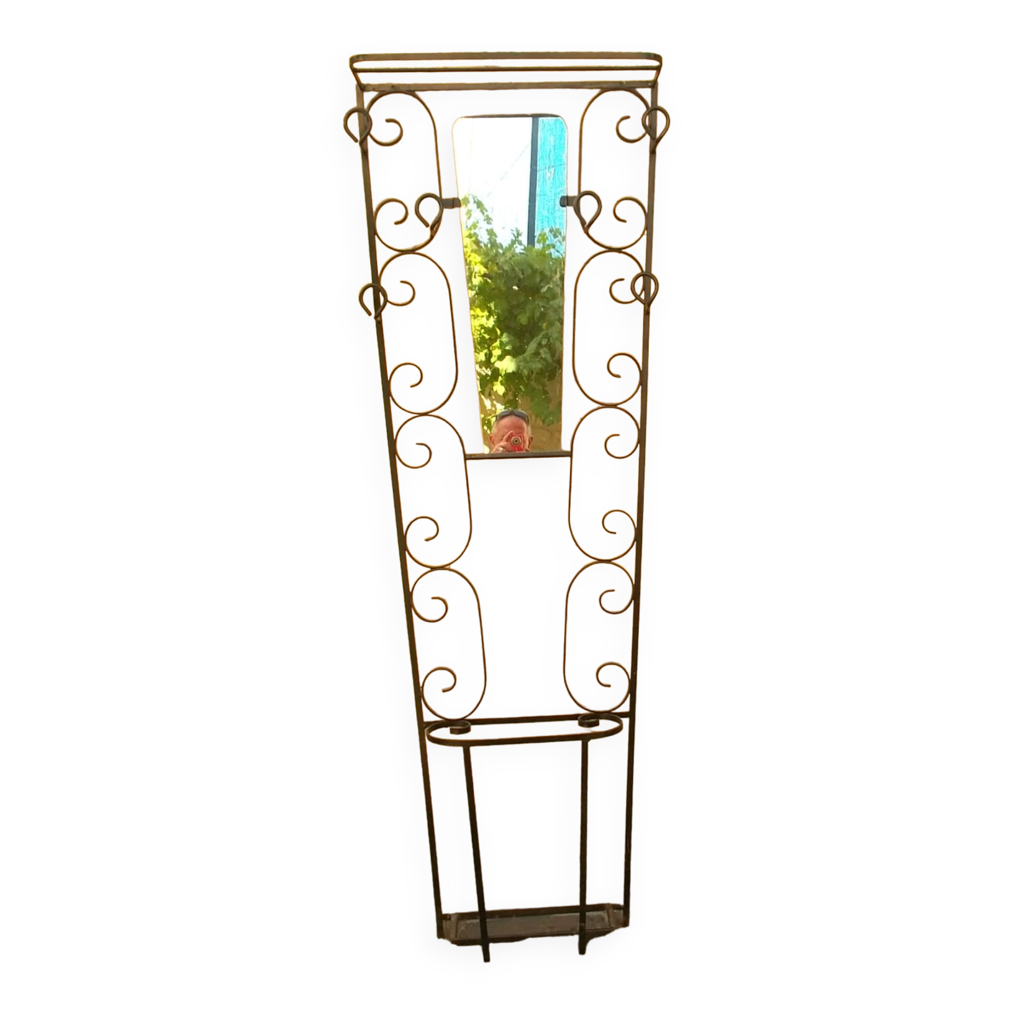 Art deco coat rack